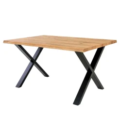 Sale Industrial Esszimmertisch mit Baumkante Eiche - Hiloria Tische