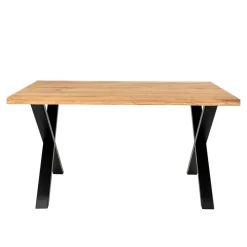 Sale Industrial Esszimmertisch mit Baumkante Eiche - Hiloria Tische