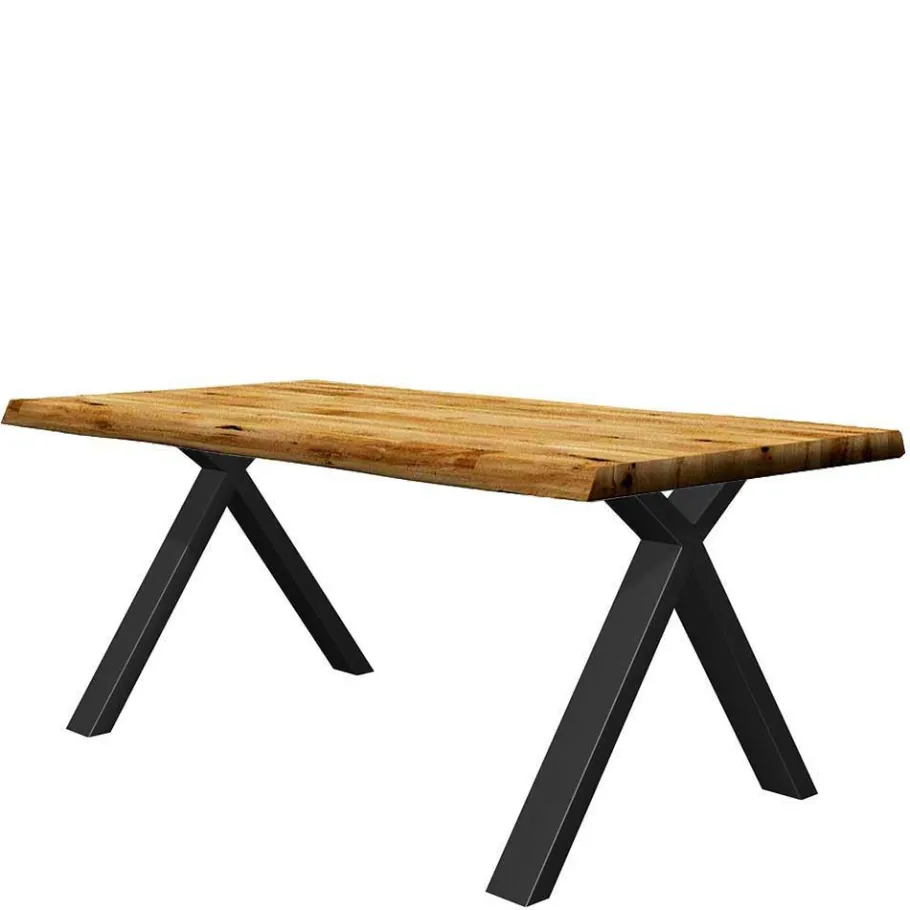 New Industry Esstisch mit Naturkante Eiche - Yaviva Tische