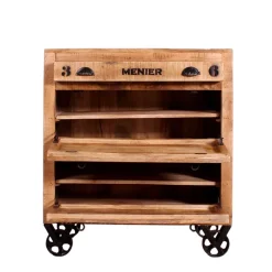 Best Industry Garderobenmöbel Indri aus Mangobaum Massivholz (sechsteilig) Garderoben