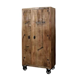 Best Industry Garderobenmöbel Indri aus Mangobaum Massivholz (sechsteilig) Garderoben