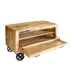 Best Industry Garderobenmöbel Indri aus Mangobaum Massivholz (sechsteilig) Garderoben