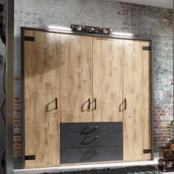 Best Industry Kleiderschrank mit 200 cm Breite - Bram Kleiderschränke|Schränke