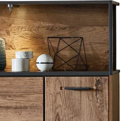 Outlet Industry TV Board & Highboard Set - Xindus (zweiteilig) Wohnwände