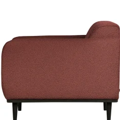 Best Kastanienfarbener Boucle Polstersessel mit Federkern - Asmatio Sessel