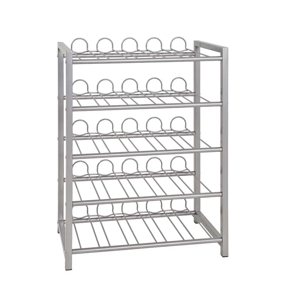 Best Küchen Flaschenregal Praki aus Stahlrohr Regale