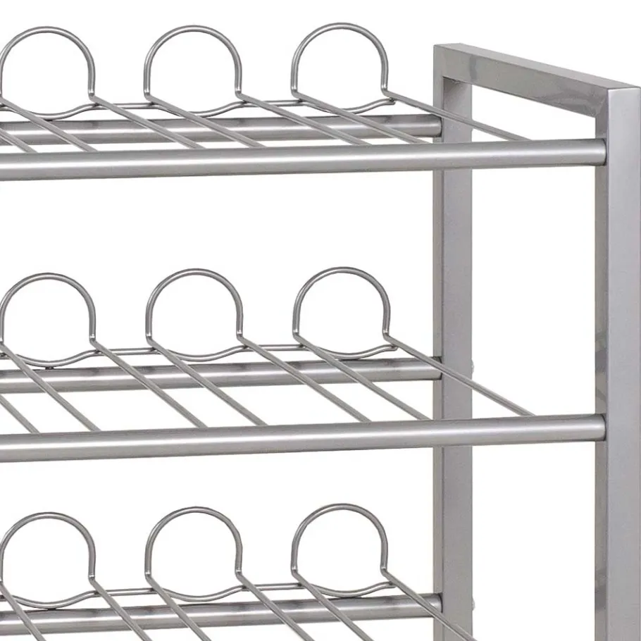 Best Küchen Flaschenregal Praki aus Stahlrohr Regale