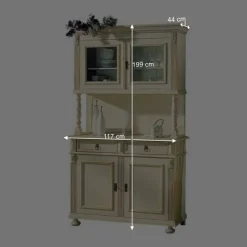 Best Küchenbuffet Francis in Antikweiß Kommoden