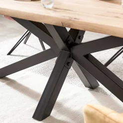 Küchentisch mit Baumkanten Eiche - Deconda Tische