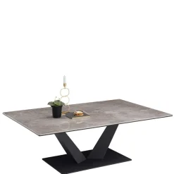 Best Keramik Wohnzimmertisch mit V Säulengestell - Ravela Tische