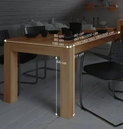 Sale Kernbuche Esstisch Mosniak massiv geölt Tische