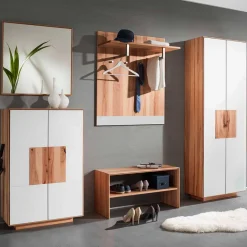 Clearance Kernbuche Garderobenmöbel Kombi - Mandrey (fĂŒnfteilig) Garderoben