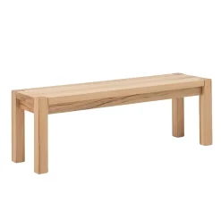 Outlet Kernbuche Holzbank Pogamo für die Wohnung Sitzbank