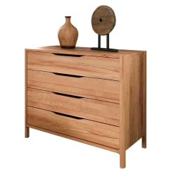 Sale Kernbuche Kommode mit vier Schubladen - Lana Kommoden