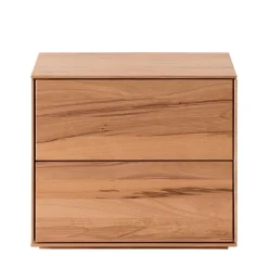 Best Kernbuche Nachttisch mit zwei Schubladen - Stephens Kommoden