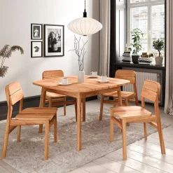 New Kernbuche Tisch mit 100 cm Tiefe - Lana Tische