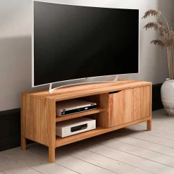 Best Kernbuche TV Element mit einer Tür - Lana Tv & Hifi-Möbel|Lowboards