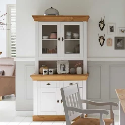 Sale Kiefer KĂŒchenbuffet Sibiuta in WeiĂ Kommoden