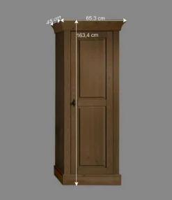 Sale Kiefer Wohnwand Piatra teilmassiv gelaugt und geölt (dreiteilig) Wohnwände