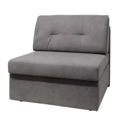 Sale Klappsessel in Silber Grau Webstoff - Belania Sofas