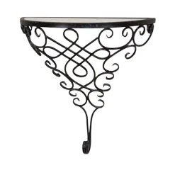 Sale Klassicher Wandtisch Morenza mit schwarzem Metall Tische