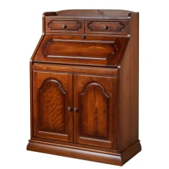 Klassischer Sekretär in Nussbaum - Modicca Highboards|Tische