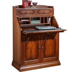 Klassischer Sekretär in Nussbaum - Modicca Highboards|Tische