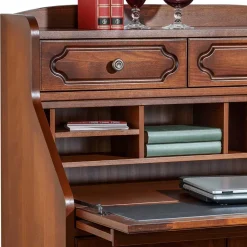 Klassischer Sekretär in Nussbaum - Modicca Highboards|Tische