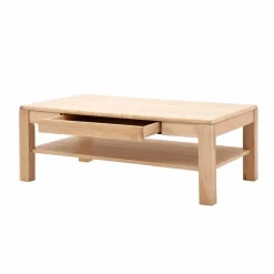 Outlet Klassischer Sofatisch in Eiche Bianco - Vernella Tische