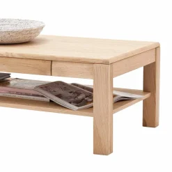 Outlet Klassischer Sofatisch in Eiche Bianco - Vernella Tische