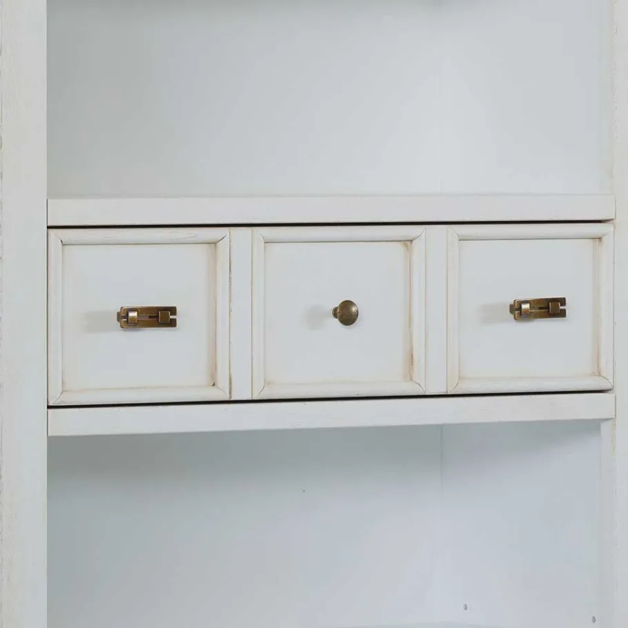 Best Klassisches Bücherregal in Antikweiß - Annot Regale|Vitrinen