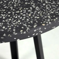 Hot Kleiner Tisch in Rund aus Terazzo Stein - Gracelino Tische