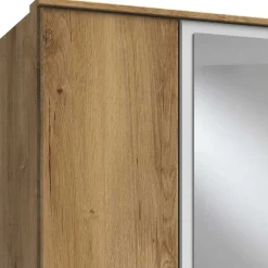 Best Kombi Kleiderschrank in Plankeneiche mit Weiß - Curacao Kleiderschränke|Schränke