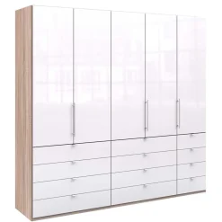 Best Kombi Kleiderschrank mit 12 Schubkästen - Bosays Kleiderschränke|Schränke