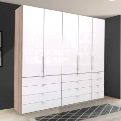 Best Kombi Kleiderschrank mit 12 Schubkästen - Bosays Kleiderschränke|Schränke