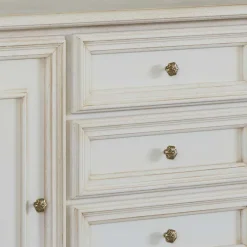 Best Kombi-Kommode in Antikweiß - Vicina Sideboards