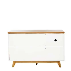 Best Kombi-Kommode in Weiß und Kerneiche - Xuana Tv & Hifi-Möbel