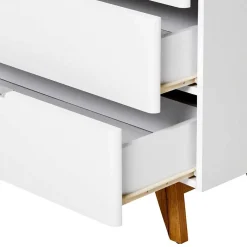 Best Kombi-Kommode in Weiß und Kerneiche - Xuana Tv & Hifi-Möbel