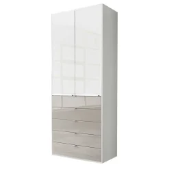 Sale Kombi-Schlafzimmerschrank zweifarbig - Pascan Kleiderschränke|Schränke