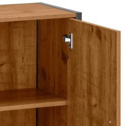 Sale Kommode in Eiche Holzoptik und Schwarz - Lavion Sideboards