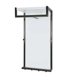 Clearance Kompakte Garderobe zum Aufhängen Fiafanda in Weiß Garderoben