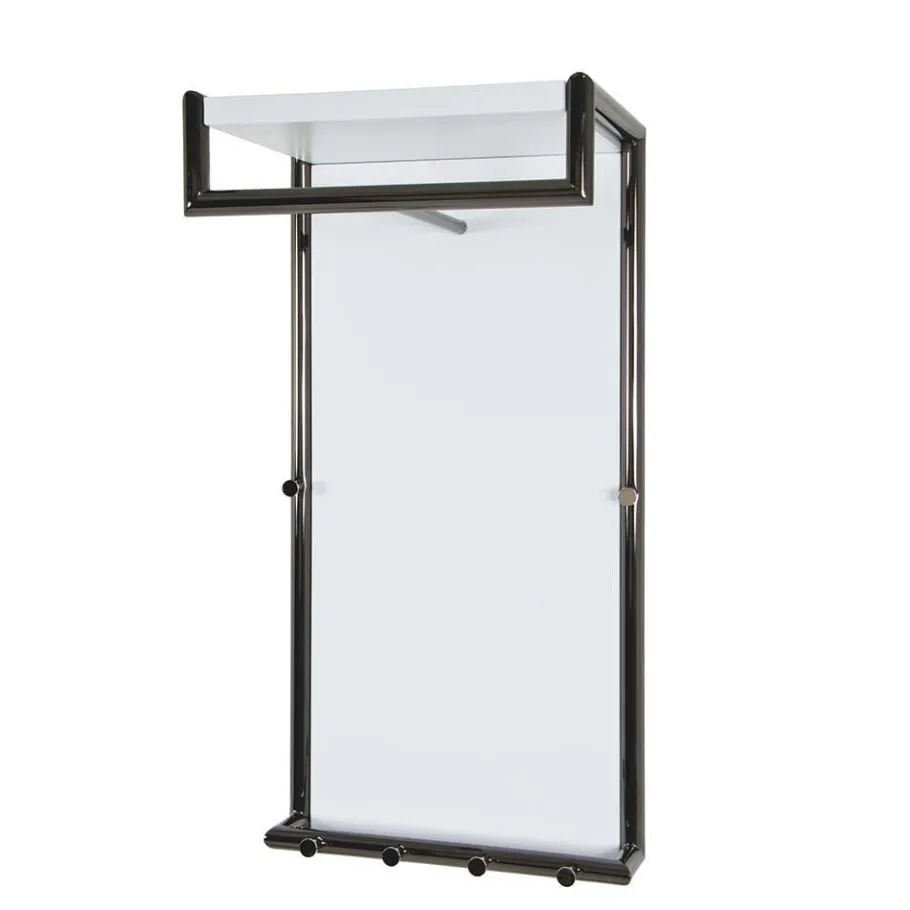 Clearance Kompakte Garderobe zum Aufhängen Fiafanda in Weiß Garderoben