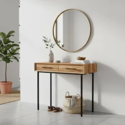 Online Konsolentisch aus Wildeiche & Metall - Kerfa Tische