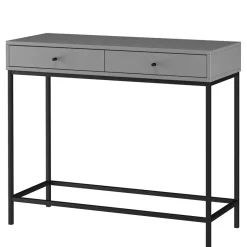 Discount Konsolentisch in Grau mit Schwarz - Lagista Tische