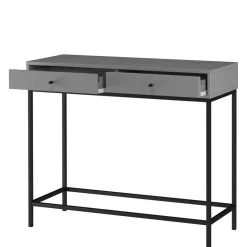 Discount Konsolentisch in Grau mit Schwarz - Lagista Tische