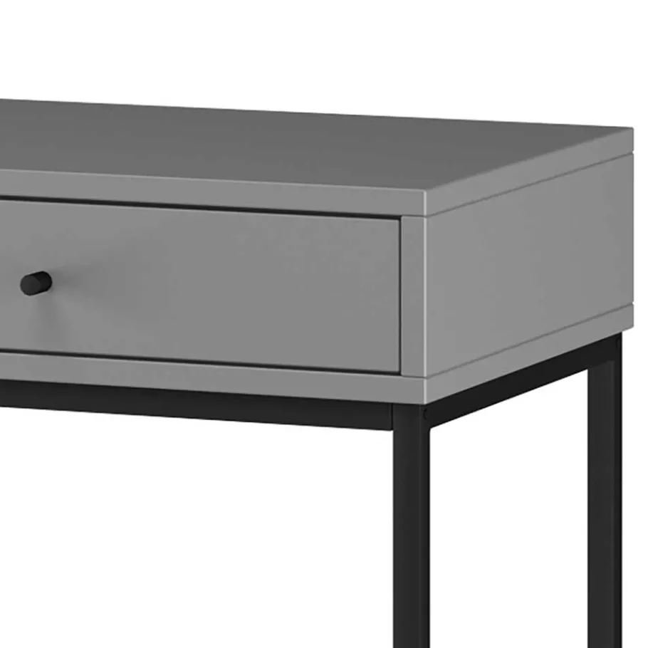 Discount Konsolentisch in Grau mit Schwarz - Lagista Tische