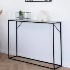 Best Konsolentisch in Marmoroptik Beigegrau - Chica Tische