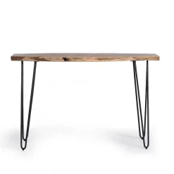 Online Konsolentisch mit Baumkante Holzplatte Akazie - Cornelys Tische