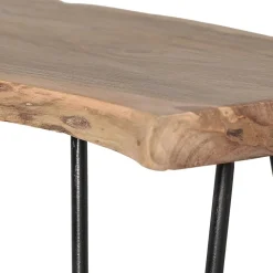Online Konsolentisch mit Baumkante Holzplatte Akazie - Cornelys Tische