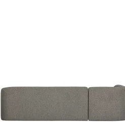 Sale L Sofa im Skandi Design in Grau Chenille - Grandessa Sofas